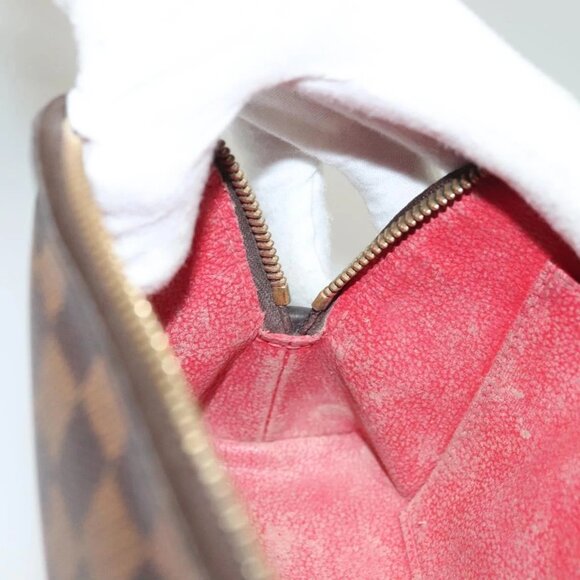 LOUIS VUITTON Damier Ebene Pochette Cosmetic GM Pouch N23345 LV Auth 136231 - Picture 12 of 16